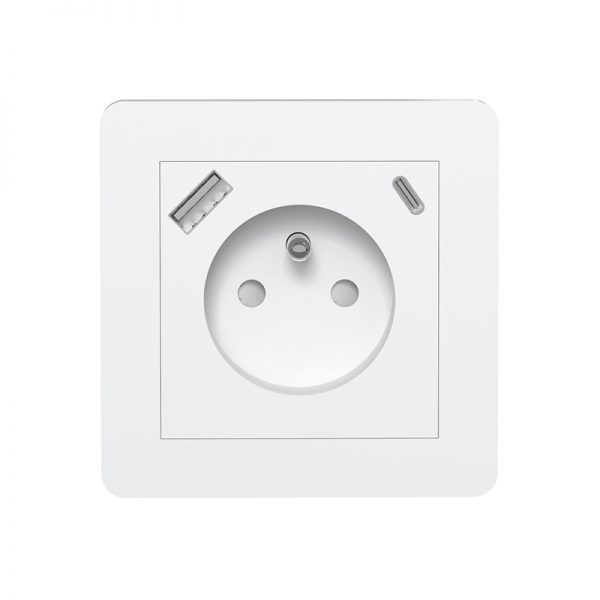 Wall Socket with USB Charger Device-51405X20